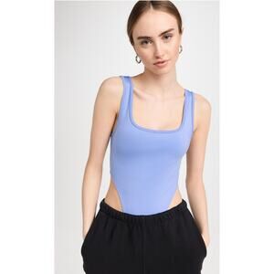 HÉROS The Thong Bodysuit Blue Womens New Medium